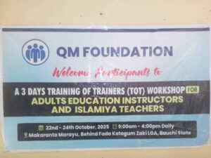 Foundation champions adult education in Bauchi, empowers 40 grassroots teachers